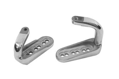 V-Twin Passenger Footpeg Mount Bracket Set for Harley Davidson FL Models by V-Twin