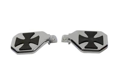 V-Twin Chrome Mini Peg-Board Set with Maltese Design for Motorcycles by V-Twin