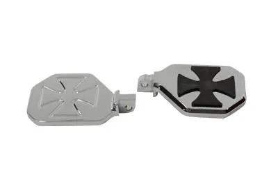 V-Twin Chrome Mini Peg-Board Set with Maltese Design for Motorcycles by V-Twin