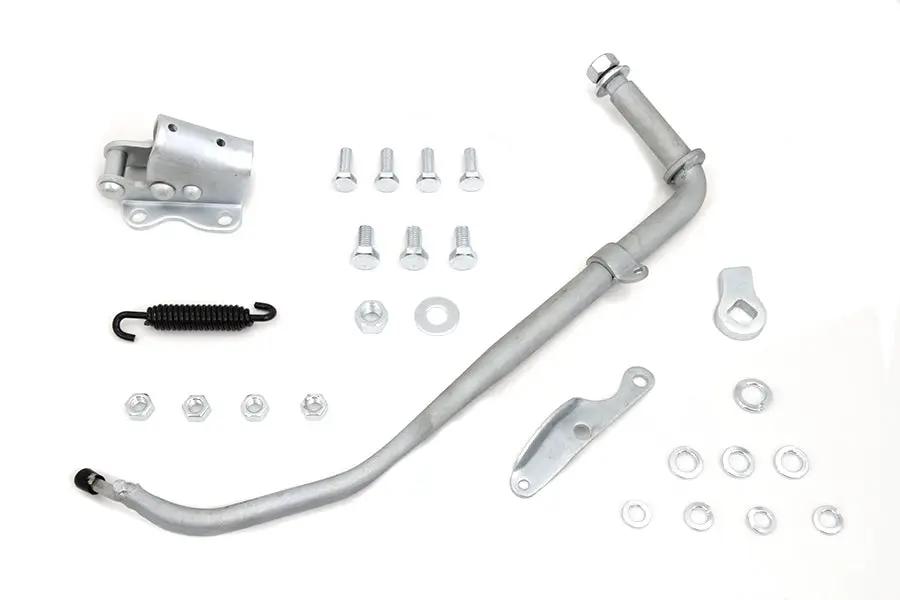 Wyatt Gatling Jiffy Kickstand Assembly Zinc for Harley Davidson EL and FL Models by Wyatt Gatling