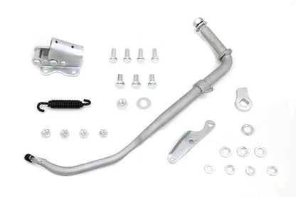 Wyatt Gatling Jiffy Kickstand Assembly Zinc for Harley Davidson EL and FL Models by Wyatt Gatling