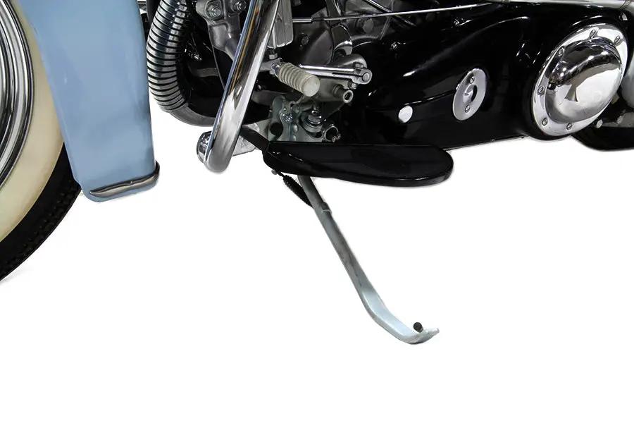 Wyatt Gatling Jiffy Kickstand Assembly Zinc for Harley Davidson EL and FL Models by Wyatt Gatling