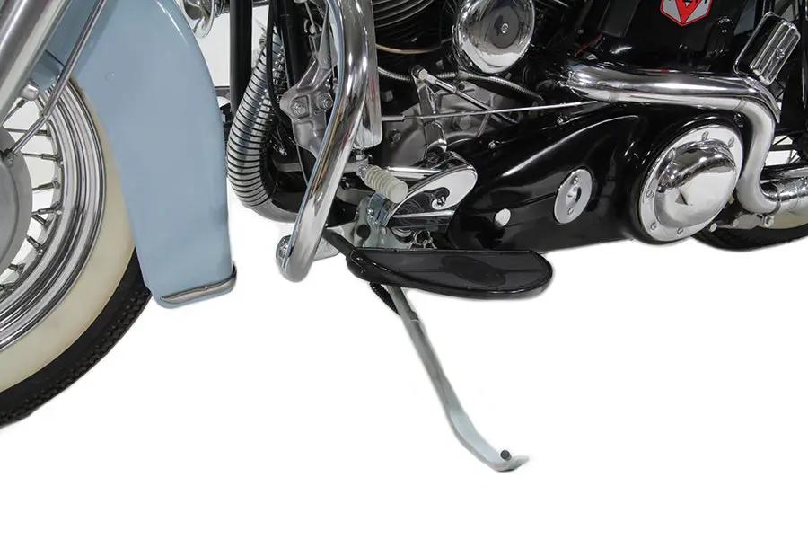 Wyatt Gatling Jiffy Kickstand Assembly Zinc for Harley Davidson EL and FL Models by Wyatt Gatling