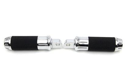 Wyatt Gatling Chrome Plain Style Footpeg Set for Harley Davidson Softail Models by Wyatt Gatling