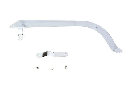 Wyatt Gatling Chrome Left Side Chain Guard for Harley Davidson FX (Part #14016) by Wyatt Gatling