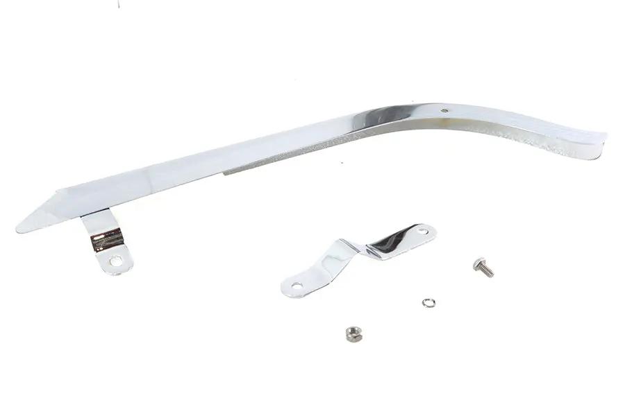 Wyatt Gatling Chrome Left Side Chain Guard for Harley Davidson FX (Part #14016) by Wyatt Gatling