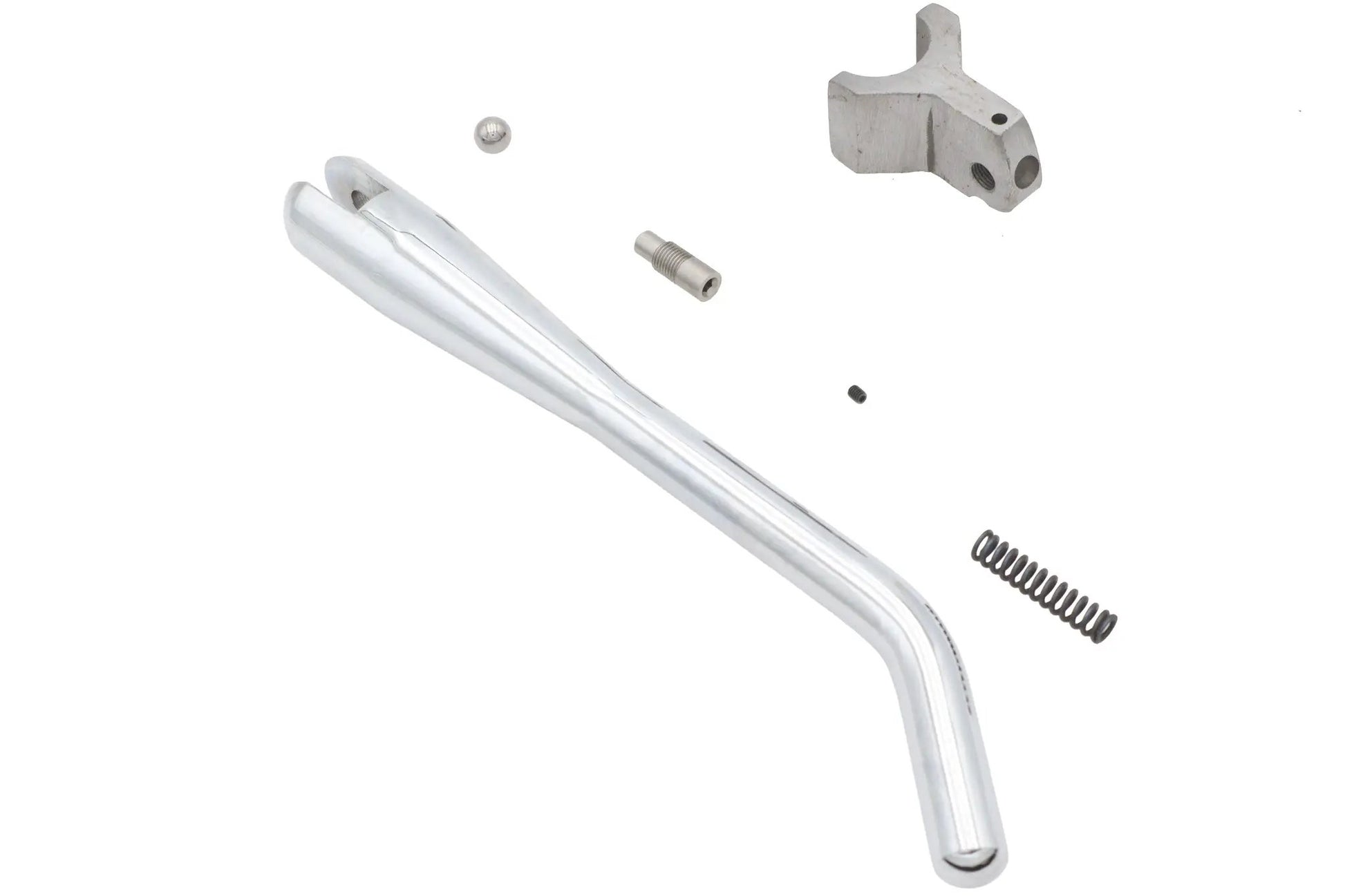 Wyatt Gatling Chrome Weld-On Kickstand Assembly Part 055070 by Wyatt Gatling