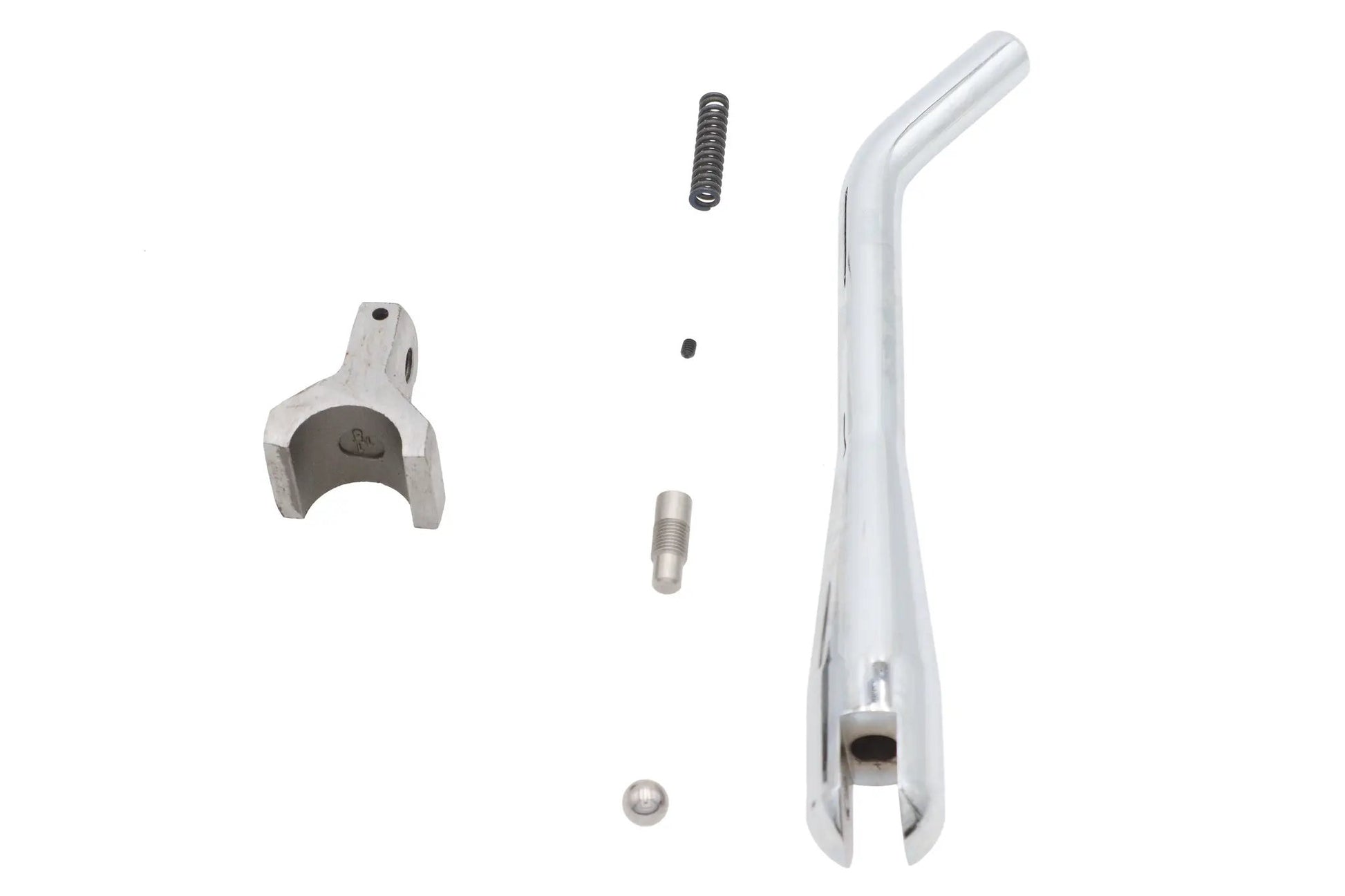 Wyatt Gatling Chrome Weld-On Kickstand Assembly Part 055070 by Wyatt Gatling