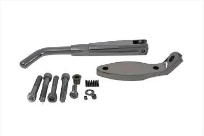 Wyatt Gatling Adjustable Kickstand for Harley Davidson FXR Models - Chrome with Hidden Spring Part #055094 by Wyatt Gatling