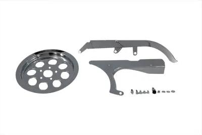 V-Twin Chrome Belt Guard Kit for Harley Davidson FXST (1986-1995) by V-Twin
