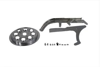 V-Twin Chrome Belt Guard Kit for Harley Davidson FXST (1986-1995) by V-Twin