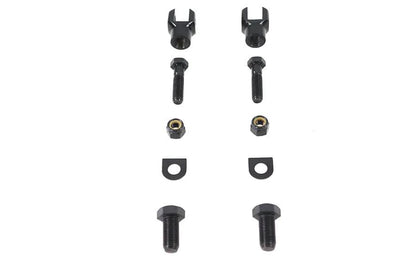 V-Twin Footpeg Mount Yoke Set Black for Passenger Footpegs by V-Twin