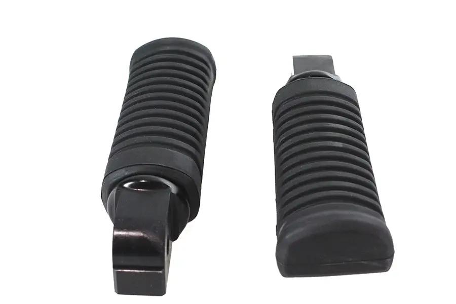 Wyatt Gatling M8 Passenger Footpeg Set Black for Harley Davidson FXST and FLST Models by Wyatt Gatling