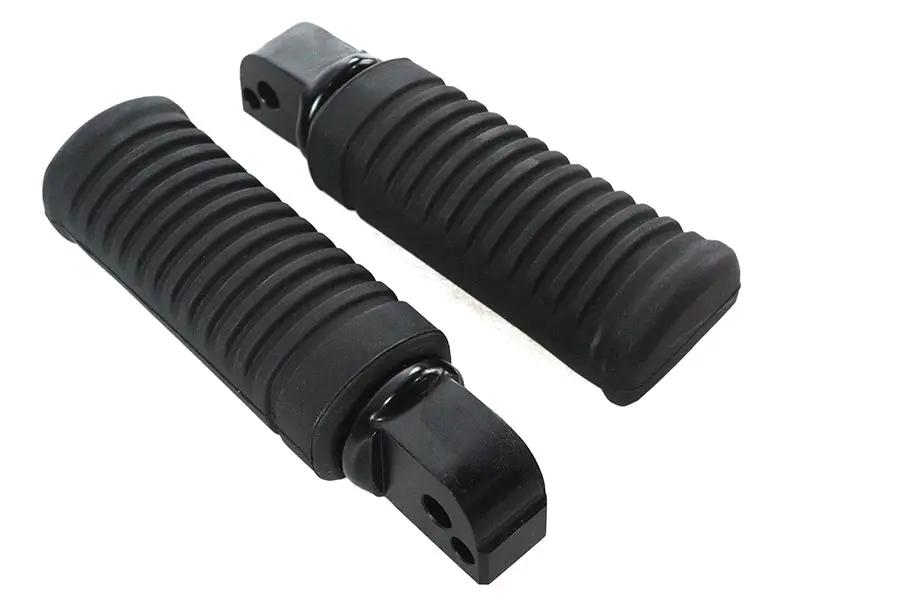 Wyatt Gatling M8 Passenger Footpeg Set Black for Harley Davidson FXST and FLST Models by Wyatt Gatling