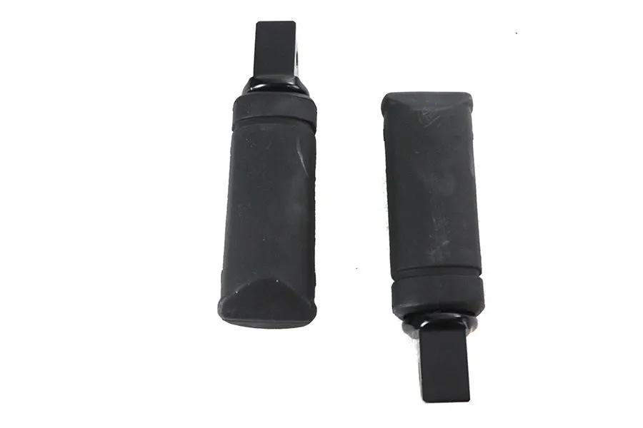 Wyatt Gatling M8 Passenger Footpeg Set Black for Harley Davidson FXST and FLST Models by Wyatt Gatling