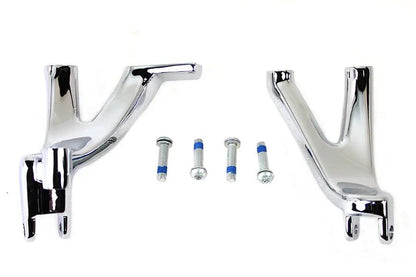 OE Standard Forward Control Mount Kit Chrome for Harley Davidson Models by OE