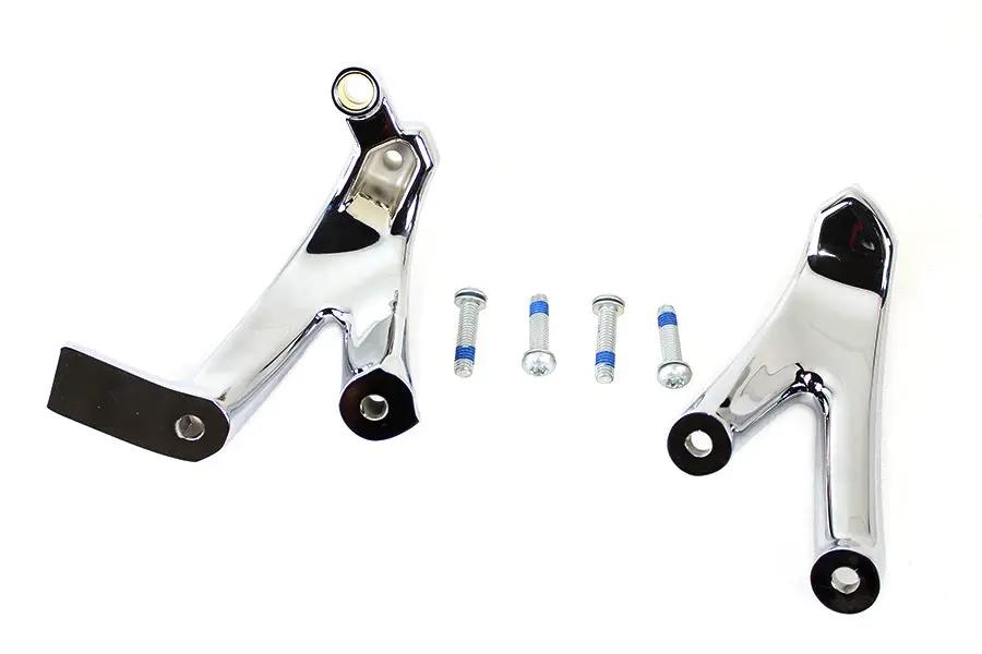 OE Standard Forward Control Mount Kit Chrome for Harley Davidson Models by OE