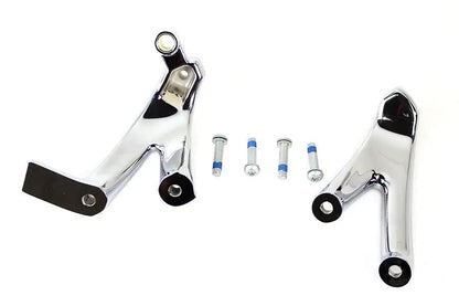 OE Standard Forward Control Mount Kit Chrome for Harley Davidson Models by OE