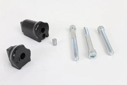 Wyatt Gatling Part 78511 Passenger Footboard Adapter Set Black for Harley Davidson FLFB and FLFBS Models by Wyatt Gatling