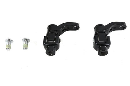 V-Twin 78561B 360 Adjustable Passenger Footpeg Mount Kit for Harley Davidson Softail and Touring Models by V-Twin