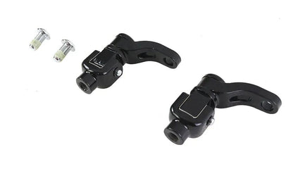 V-Twin 78561B 360 Adjustable Passenger Footpeg Mount Kit for Harley Davidson Softail and Touring Models by V-Twin