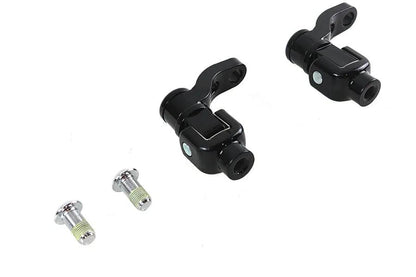 V-Twin 78561B 360 Adjustable Passenger Footpeg Mount Kit for Harley Davidson Softail and Touring Models by V-Twin