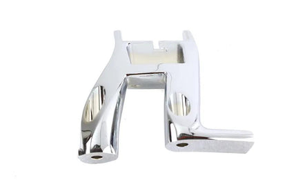 V-Twin M8 Left Bracket Footboard Mount Chrome for Harley Davidson FLHC Models by V-Twin