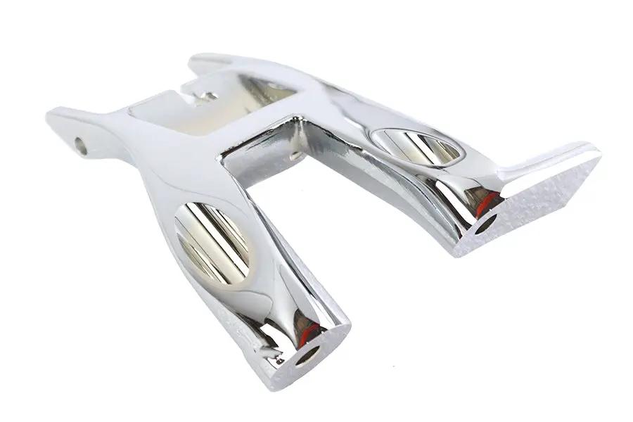 V-Twin M8 Left Bracket Footboard Mount Chrome for Harley Davidson FLHC Models by V-Twin