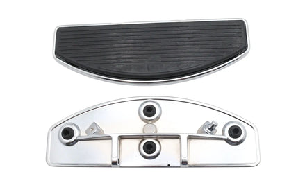 V-Twin M8 Footboard Kit Chrome for Harley Davidson FLHC & FLHCS Models by V-Twin