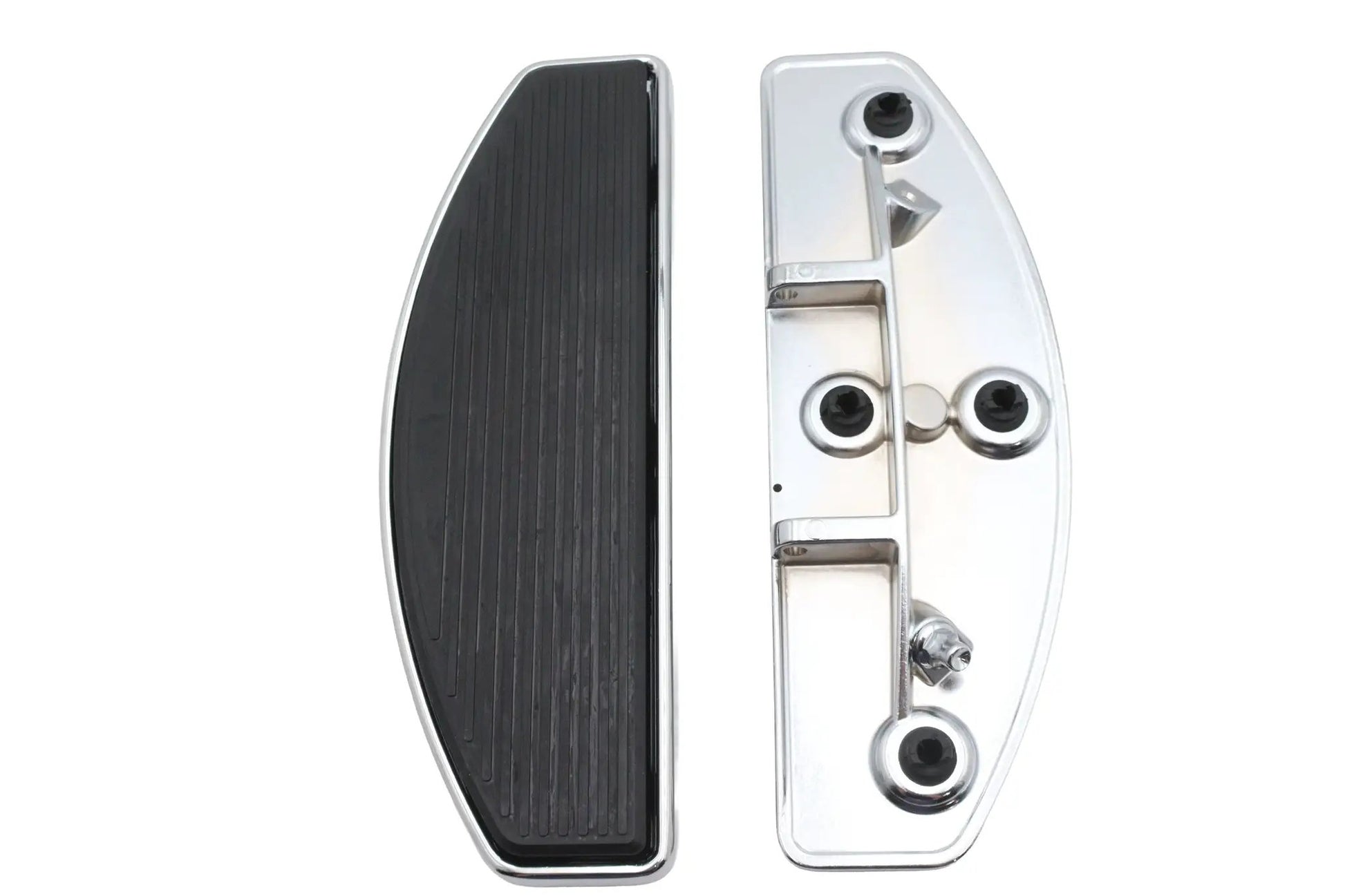 V-Twin M8 Footboard Kit Chrome for Harley Davidson FLHC & FLHCS Models by V-Twin