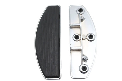 V-Twin M8 Footboard Kit Chrome for Harley Davidson FLHC & FLHCS Models by V-Twin