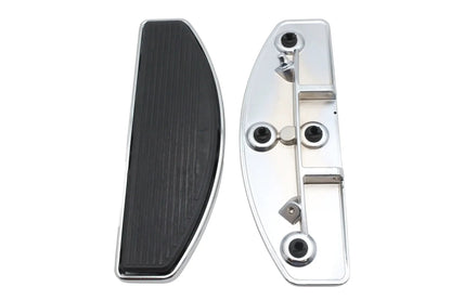 V-Twin M8 Footboard Kit Chrome for Harley Davidson FLHC & FLHCS Models by V-Twin