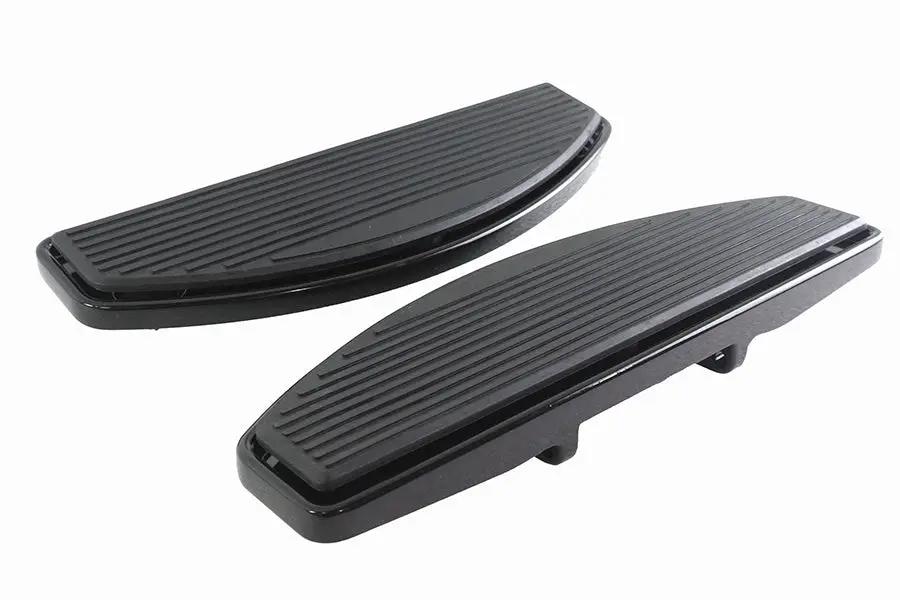 V-Twin M8 Footboard Kit Black for Harley Davidson FLHC and FLHCS Models by V-Twin
