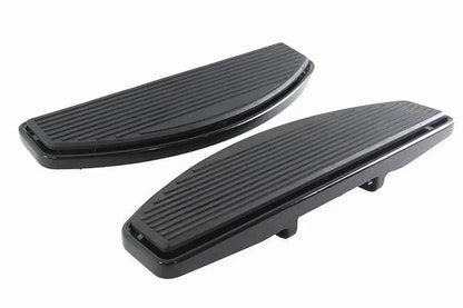 V-Twin M8 Footboard Kit Black for Harley Davidson FLHC and FLHCS Models by V-Twin
