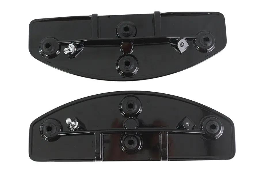 V-Twin M8 Footboard Kit Black for Harley Davidson FLHC and FLHCS Models by V-Twin