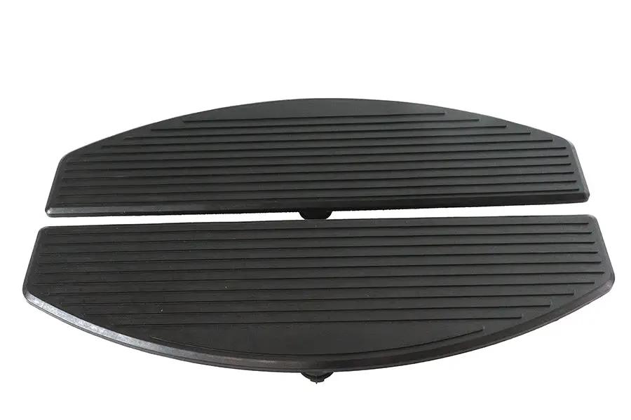 V-Twin M8 Footboard ISO Black Rubber Pad Set – Fits Harley Davidson FLHC and FLHCS Models by V-Twin