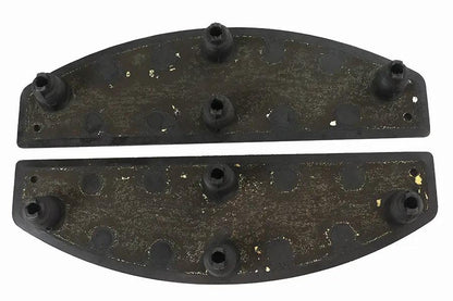 V-Twin M8 Footboard ISO Black Rubber Pad Set – Fits Harley Davidson FLHC and FLHCS Models by V-Twin