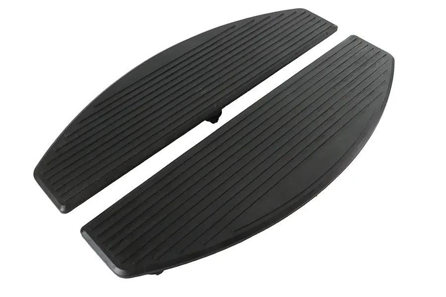V-Twin M8 Footboard ISO Black Rubber Pad Set – Fits Harley Davidson FLHC and FLHCS Models by V-Twin