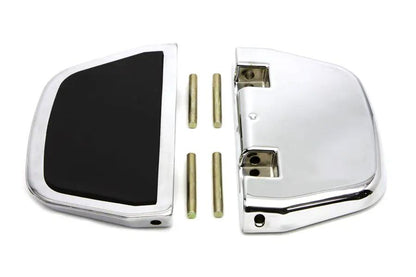 Wyatt Gatling Passenger Footboard Set Chrome for Harley Davidson FLT Models by Wyatt Gatling