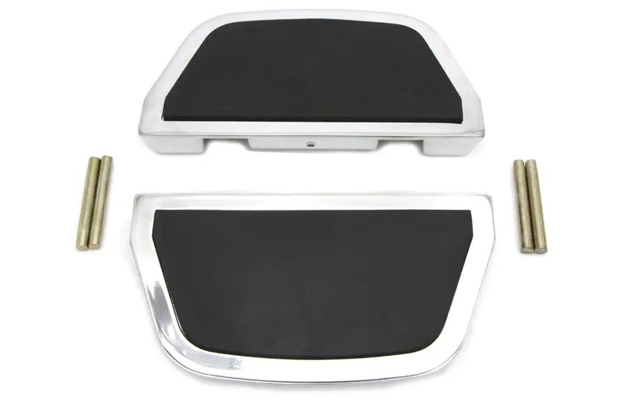 Wyatt Gatling Passenger Footboard Set Chrome for Harley Davidson FLT Models by Wyatt Gatling