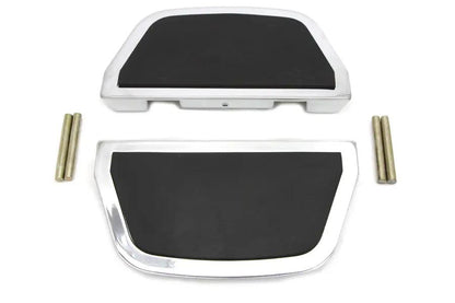 Wyatt Gatling Passenger Footboard Set Chrome for Harley Davidson FLT Models by Wyatt Gatling