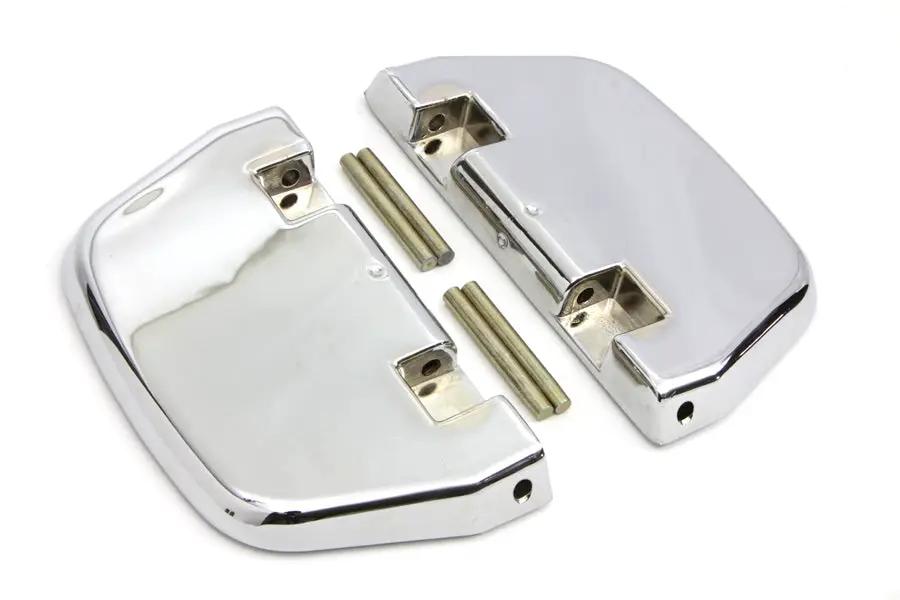 Wyatt Gatling Passenger Footboard Set Chrome for Harley Davidson FLT Models by Wyatt Gatling