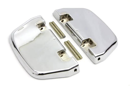 Wyatt Gatling Passenger Footboard Set Chrome for Harley Davidson FLT Models by Wyatt Gatling