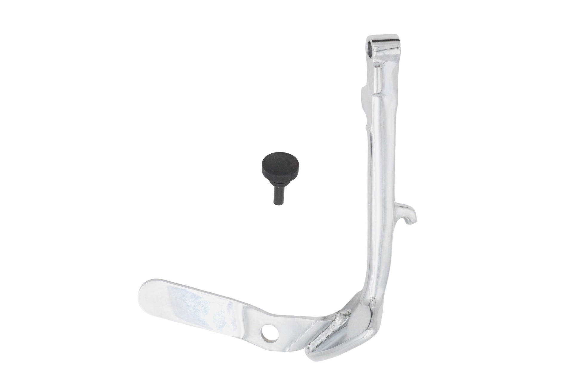 V-Twin M8 Kickstand Chrome Plus 1 Inch Over Stock for Harley Davidson FXB and FXLRS Models by V-Twin