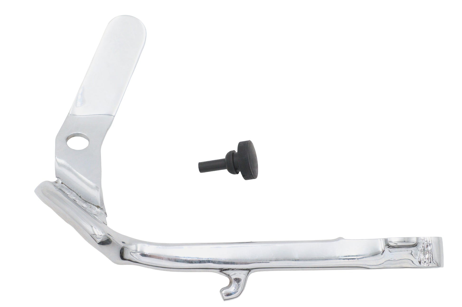 V-Twin M8 Kickstand Chrome Plus 1 Inch Over Stock for Harley Davidson FXB and FXLRS Models by V-Twin