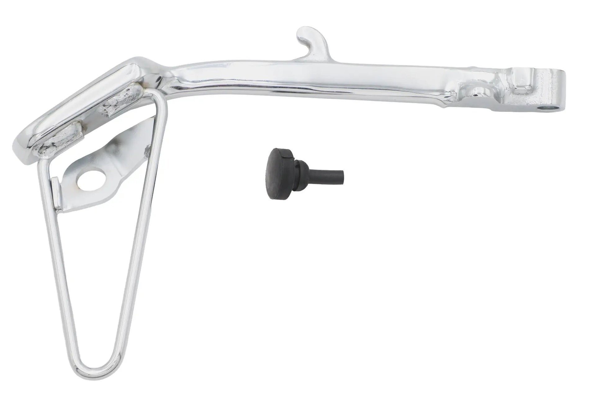 V-Twin M8 Kickstand Chrome - 1 Inch Under Stock for Harley Davidson FXLR and FLDE Models by V-Twin