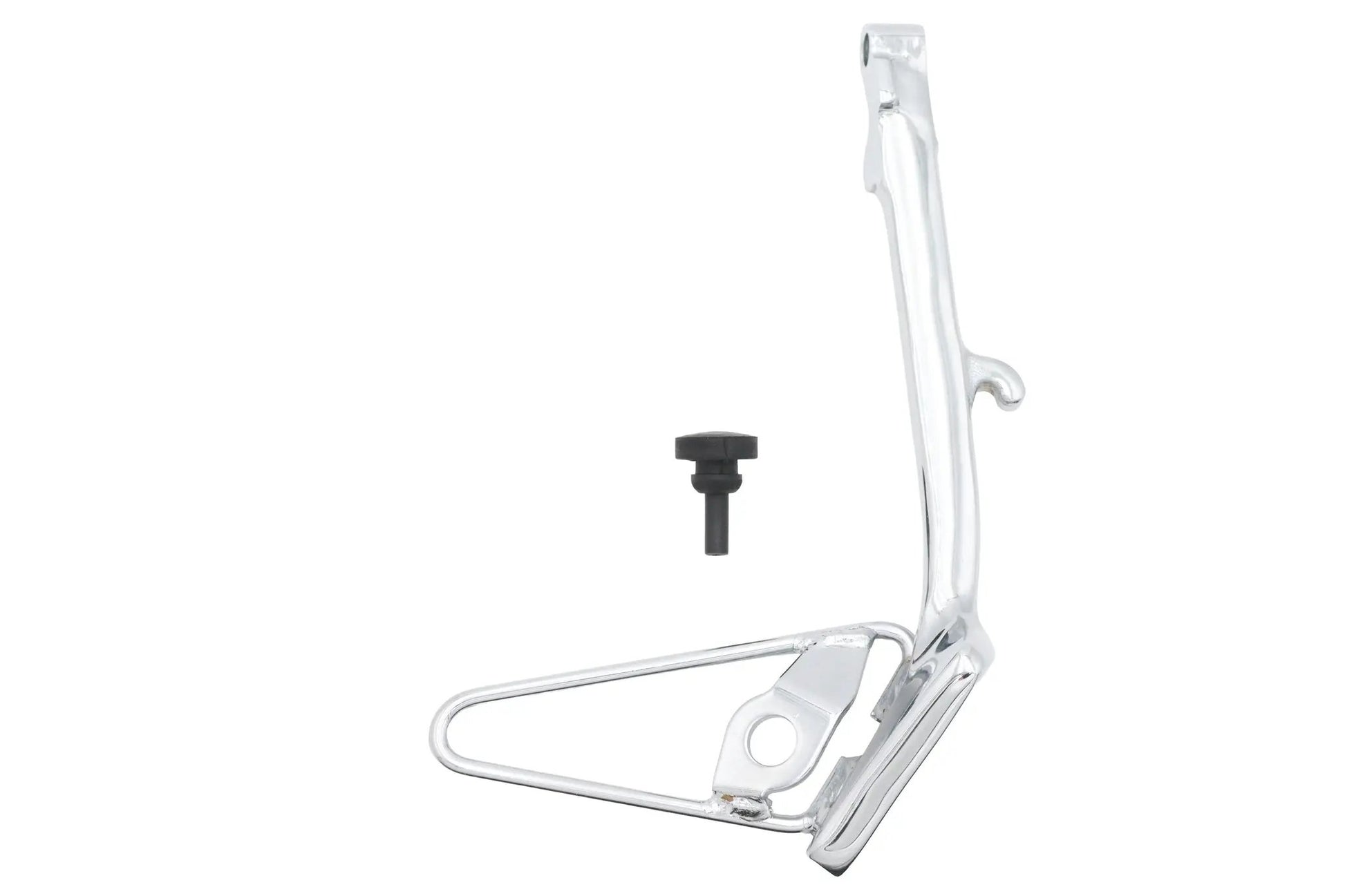 V-Twin M8 Kickstand Chrome with 1 Inch Over Stock for Harley Davidson FXLR and FLDE Models by V-Twin