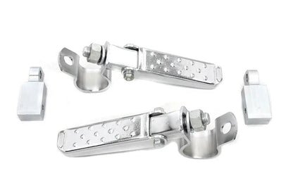 V-Twin Steel Dimpled Footpeg Kit for Harley Davidson FX Models (Part 27-0272) by V-Twin