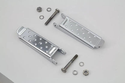 V-Twin Chrome Combat Footpeg Set for Harley-Davidson Softail Models by V-Twin
