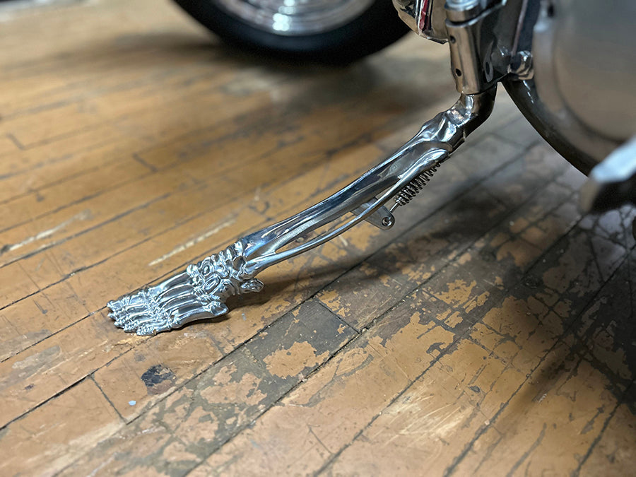 V-Twin Skeleton Foot Kickstand Kit for Harley Davidson FLT Models